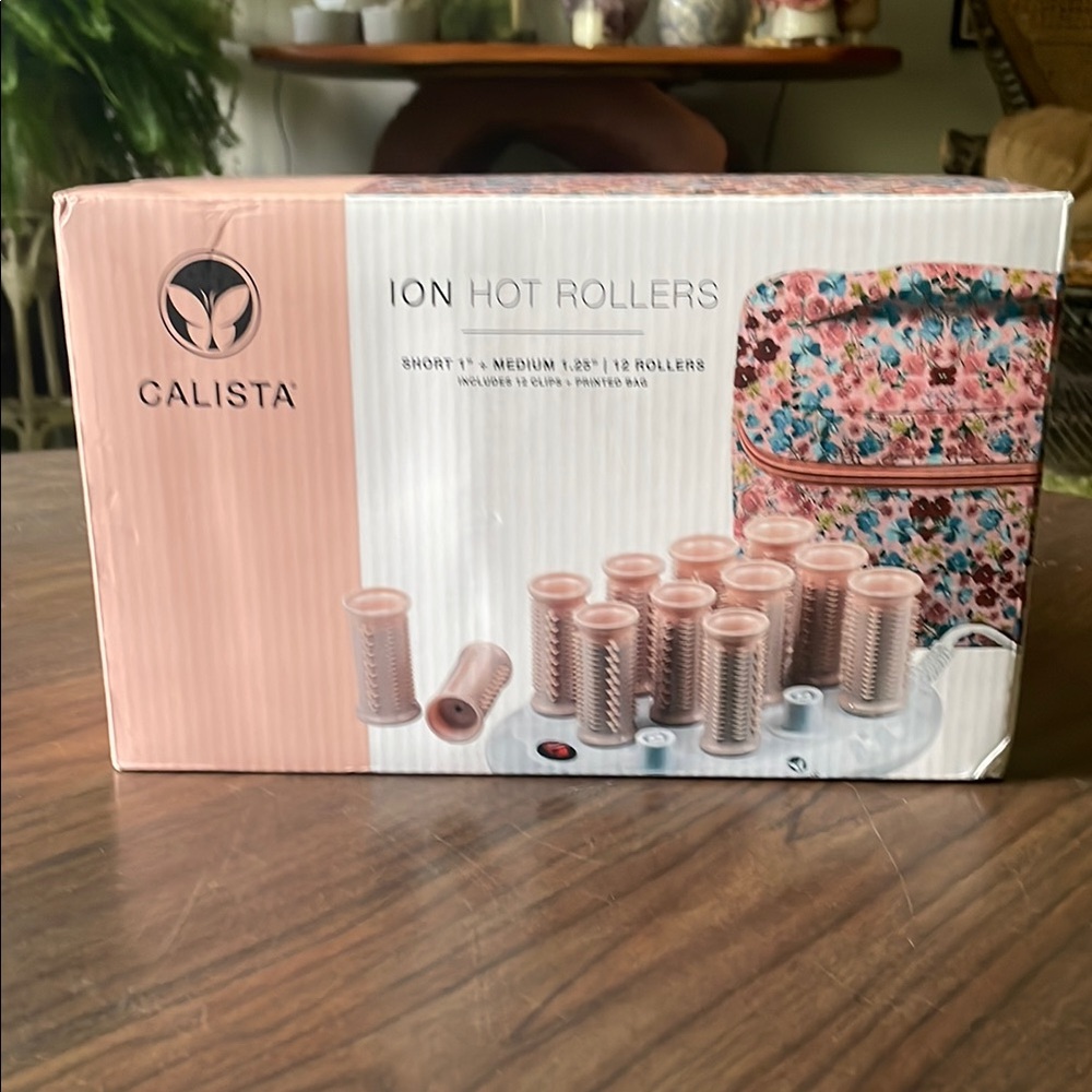 Calista Ion Hot Rollers with Floral Bag